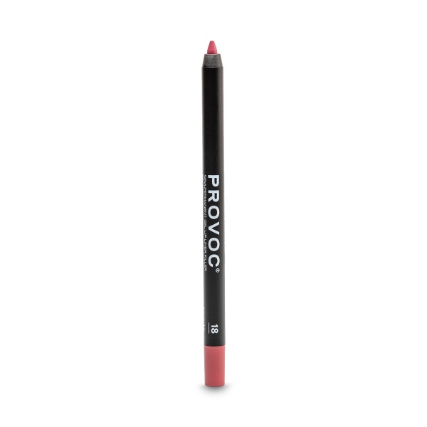 Provoc Полуперманентный гелевый карандаш для губ Gel Lip Liner, 018 Irresistible натурально-розовый, 1.2 гр купить