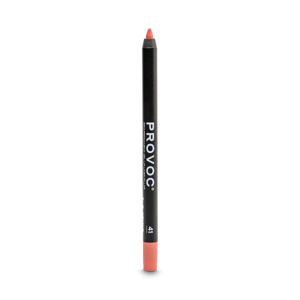 Provoc Полуперманентный гелевый карандаш для губ Gel Lip Liner, 041 Kiss me in the Nude лососевый, 1.2 гр купить