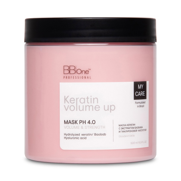 BB One Маска с кератином Keratin Volume Up Mask Volume&Strenght, 500 мл купить