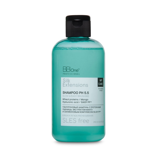 BB One Шампунь для разглаживания волос Silk Extensions Glow&Easy Brushing, 250 мл купить