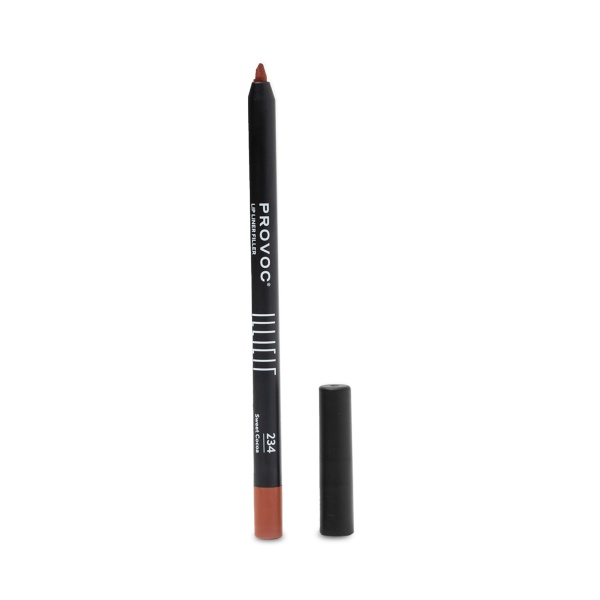 Provoc Полуперманентный гелевый карандаш для губ Illicit Lip Liner Filler 234 Sweet Cocoa, сладкое какао, 1.2 г купить