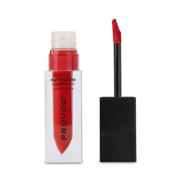 Provoc Жидкая помада для губ матовая Mattadore Liquid Lipstick 50 Ruber, wow-красный, 4.5 гр купить