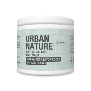 Urban Nature Маска активатор роста волос Give Me Balance Hair Mask, 300 мл купить