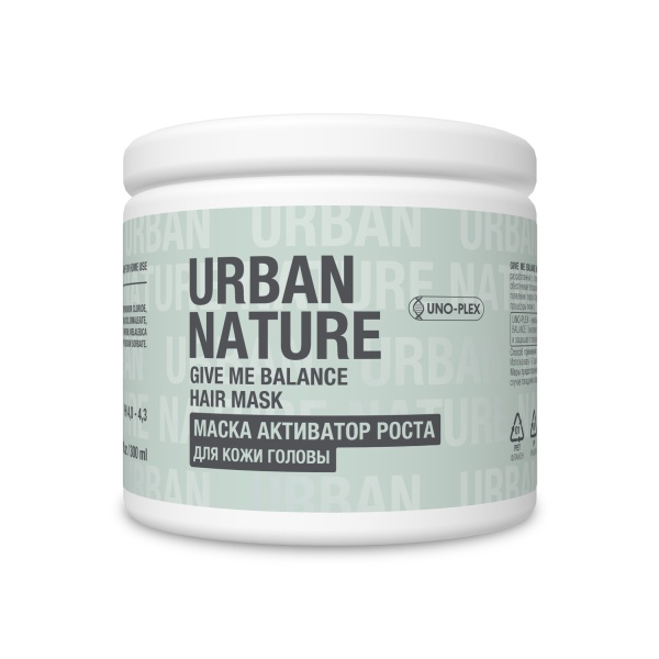 Urban Nature Маска активатор роста волос Give Me Balance Hair Mask, 300 мл купить