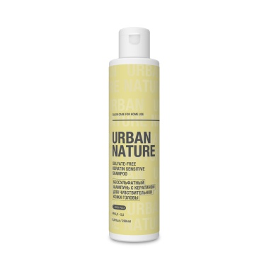 Urban Nature Бессульфатный шампунь для чувствительной кожи головы Sulfate-Free Sensitive Shampoo, 250 мл купить