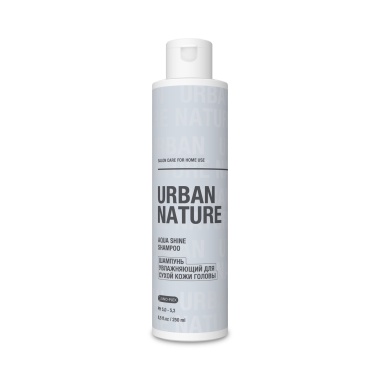 Urban Nature Увлажняющий шампунь для сухой кожи головы Aqua Shine Shampoo, 250 мл купить