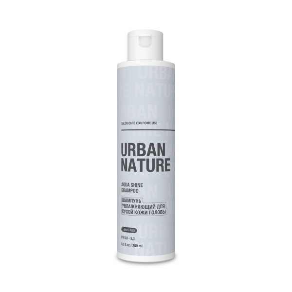 Urban Nature Увлажняющий шампунь для сухой кожи головы Aqua Shine Shampoo, 250 мл купить