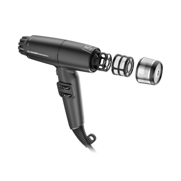 Ga.Ma Professional Электрофен для волос IQ LiteMax, черный, 1700 Вт купить