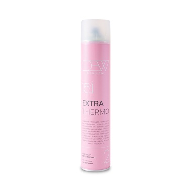 Dew Professional Лак сильной фиксации для волос Extra Thermo 15 in 1, 500 мл купить