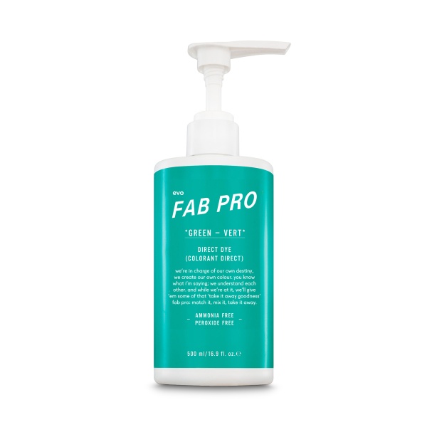 Fab Pro by evo Пигмент-гель Direct Dye, Зеленый Green, 500 мл купить