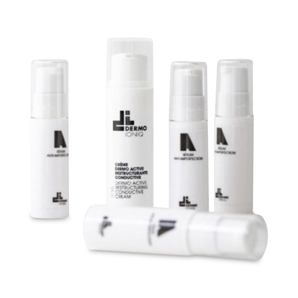 Dermoioniq Набор косметический Soin Antiimperfection Uniformisant: крем Creme Dermo Active Resrtucturante Conductive + сыворотка Serum Lifting, 10 мл + 4x5 мл купить