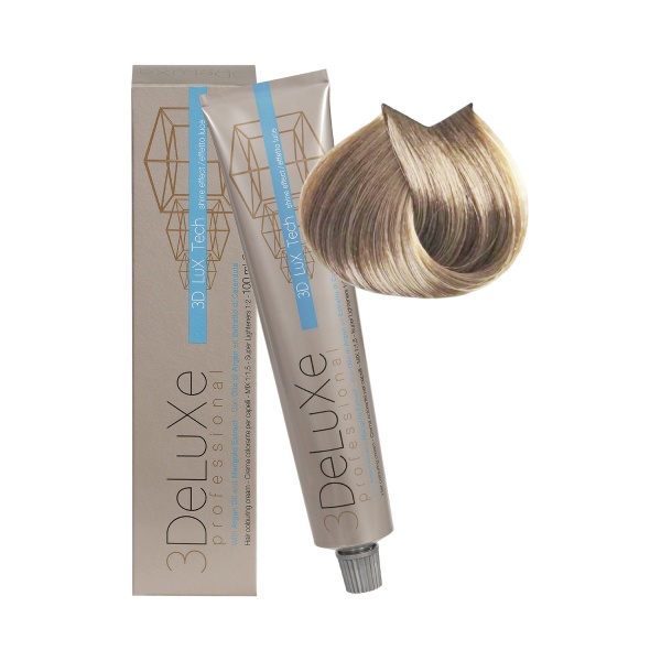 3Deluxe Professional Крем-краска для волос, 10.0 платиновый блондин, 100 мл купить