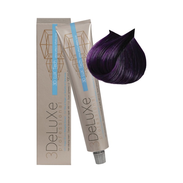 3Deluxe Professional Крем-краска для волос, 5.20 светло-каштановый ирис, 100 мл купить