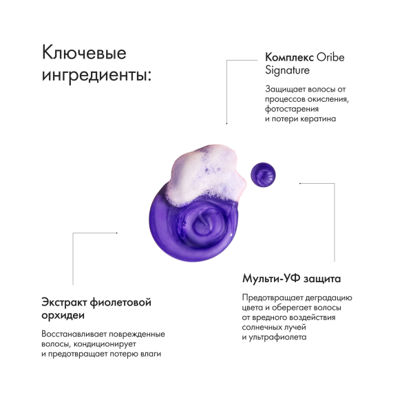 Oribe Шампунь для светлых волос Великолепие цвета Blonde Shampoo for Beautiful Color, 250 мл купить