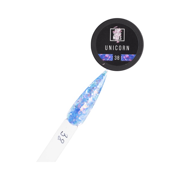 TopShopNails Блестки Unicorn Gel, № 38, 5 мл купить