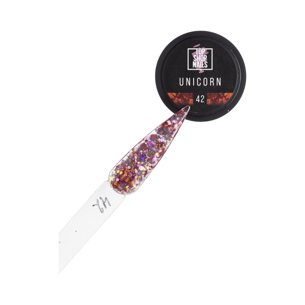 TopShopNails Блестки Unicorn Gel, № 42, 5 мл купить