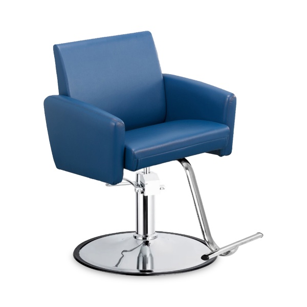 Buce Кресло для стрижки из нержавеющей стали H50L, Т-образная подножка, Blue купить