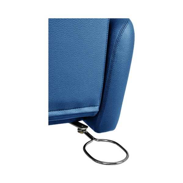 Buce Кресло для стрижки из нержавеющей стали H50L, Т-образная подножка, Blue купить