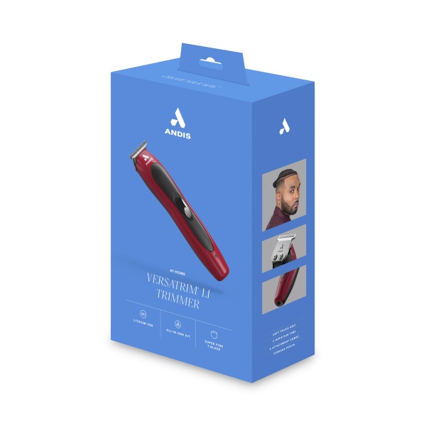 Andis Триммер для стрижки волос Versa TRIM, 6 насадок, красный купить