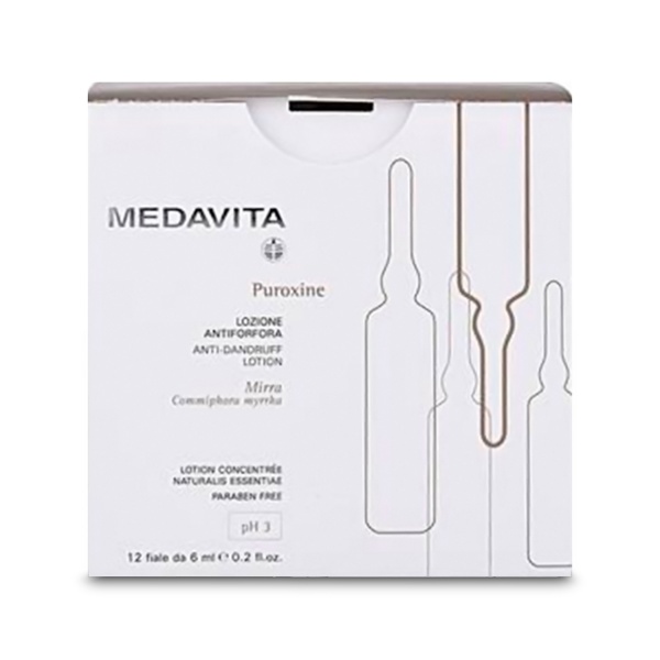 Medavita Активный лосьон против перхоти Puroxine, 12 х 6 мл купить