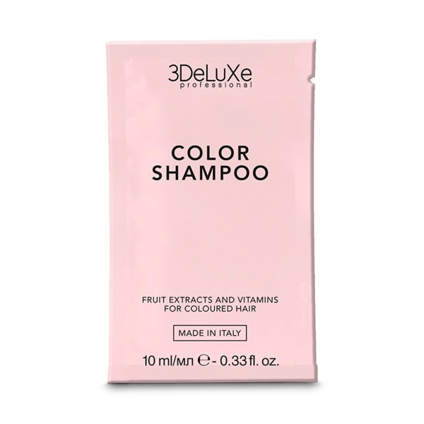 3Deluxe Professional Шампунь для окрашенных волос Shampoo Color, 10 мл купить