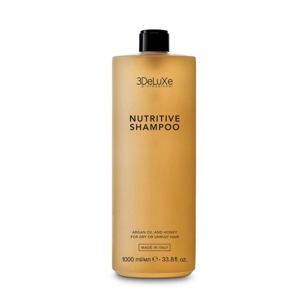 3Deluxe Professional Шампунь для сухих и поврежденных волос без дозатора Shampoo Nutritive, 1000 мл купить