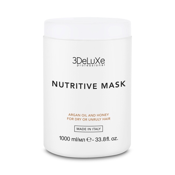 3Deluxe Professional Маска для сухих и поврежденных волос Nutritive Mask, 1000 мл купить