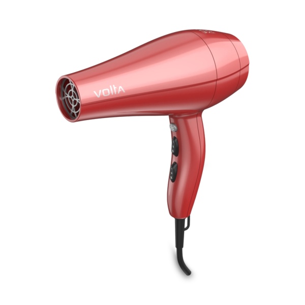Ga.Ma Salon Exclusive Фен Volta, 2300 Ватт, 2 насадки и диффузор в комплекте, красный купить