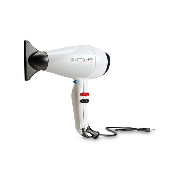 Ga.Ma Salon Exclusive Фен с ионизацией Pluma II 5500 Oxy-Active, 2400 Вт, 2 сопла и диффузор в комплекте, белый купить