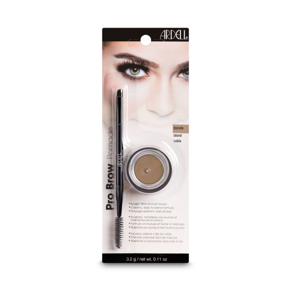 Ardell Влагостойкая помада для бровей с кистью Brow Pomade, Blonde блонд, 3 гр купить