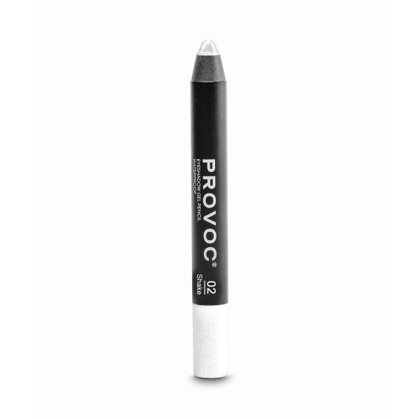 Provoc Тени-карандаш водостойкие Eyeshadow Pencil, 02 Shake жемчужный, шиммер, 2.3 гр купить