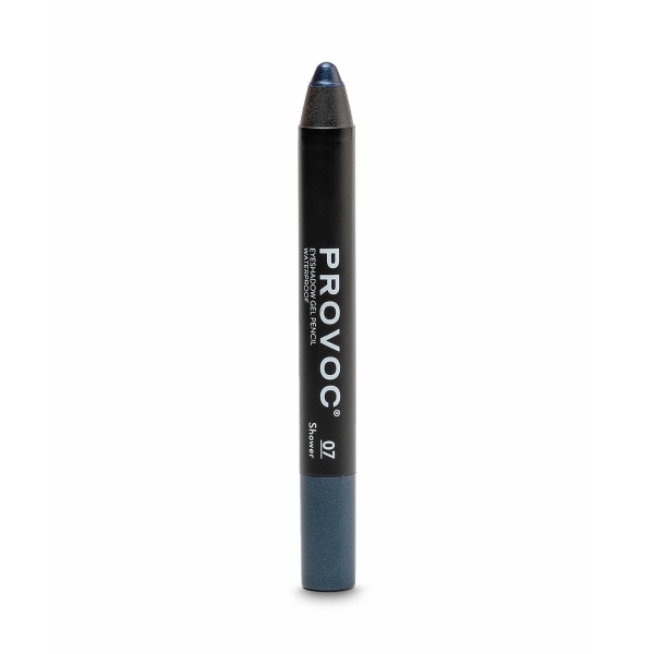 Provoc Тени-карандаш водостойкие Eyeshadow Pencil, 07 Shower сапфировый, шиммер, 2.3 гр купить