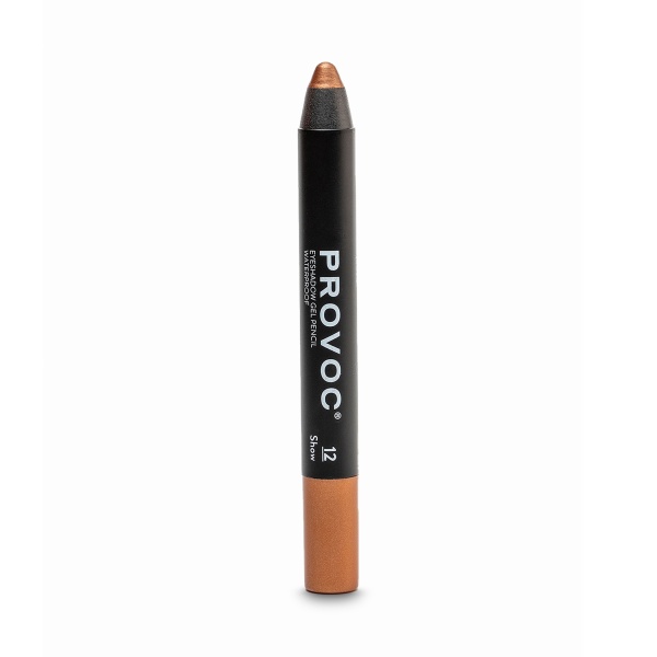 Provoc Тени-карандаш водостойкие Eyeshadow Pencil, 12 Show медный, шиммер, 2.3 гр купить