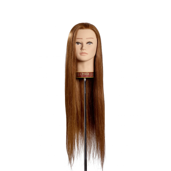 L'Image Манекен-голова Angelina, длинные волосы (50 см) купить