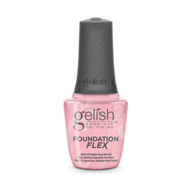 Gelish База каучуковая Foundation Flex Rubber Base Gel, полупрозрачно-натуральная Light Nude, 15 мл купить