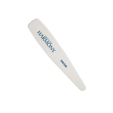 Harmony Тонкая пилкана деревянной основе для натуральных ногтей, 240/240 грит, 5 шт купить