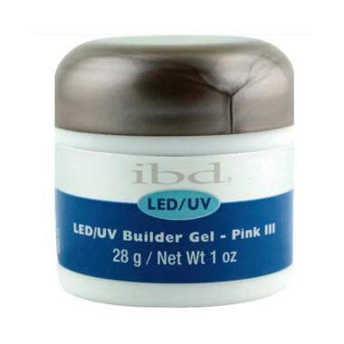 ibd Конструирующий камуфлирующий гель Led/UV Builder Gel, розовый холодный оттенок Pink III, 28 гр купить