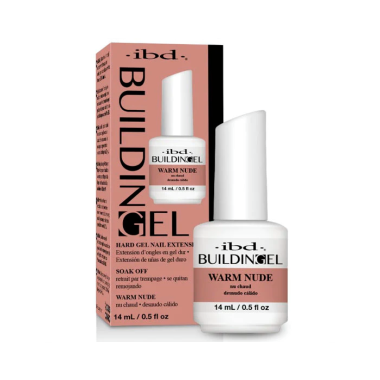 ibd Структурный гель с кисточкой Led/UV Building Gel, Теплый нюдовый Warm Nude, 14 мл купить