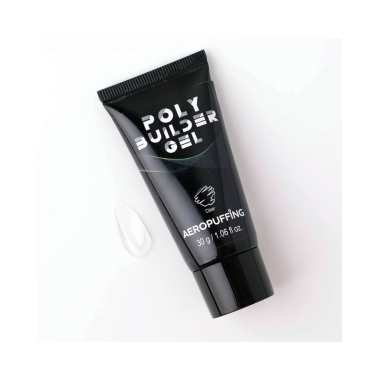 Aeropuffing Полигель Poly Builder Gel, прозрачный Clear, 30 гр купить