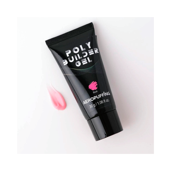 Aeropuffing Полигель Poly Builder Gel, нежно-розовый Blush, 30 гр купить