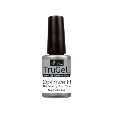EzFlow Камуфлирующая база для гель-лака 1 фаза Brightening Base Coat, белая, 14 мл купить