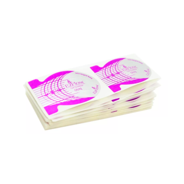 EzFlow Овальные одноразовые формы Oval Nail Forms, 100 шт купить