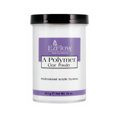 EzFlow Акриловая пудра A-Polymer® Acrylic Powder, Прозрачная Clear, 453 гр купить