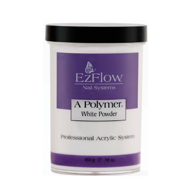 EzFlow Акриловая пудра A-Polymer® Acrylic Powder, White Белая, 453 гр купить