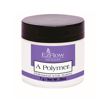 EzFlow Акриловая пудра A-Polymer® Acrylic Powder, White Белая, 7 гр купить