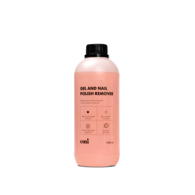 E.Mi Жидкость для снятия гель-лака и лака Gel and Nail Polish Remover, 1000 мл купить