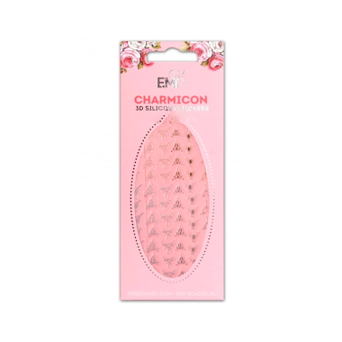 E.Mi Силиконовые стикеры Charmicon 3D Silicone Stickers, Лунулы №2 золото/серебро купить