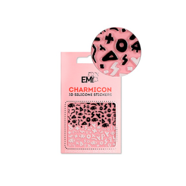 E.Mi Силиконовые стикеры Charmicon 3D Silicone Stickers, №119 Тайные символы купить