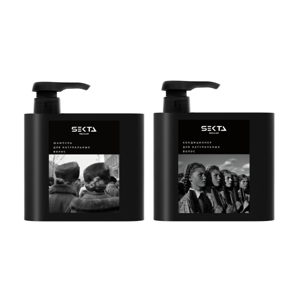 Hair Sekta Набор для всех типов волос: Шампунь + Кондиционер, 2 х 500 мл купить