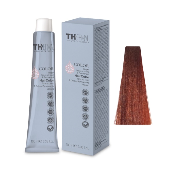 Emsibeth Краска для волос 7,44 THERMAL COLOR SPA Medium Copper Blonde, Средний медный блонд, 100 мл купить